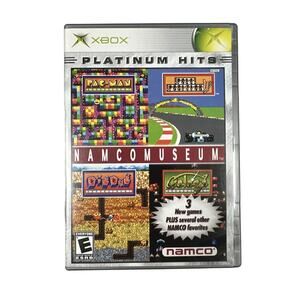 Namco Museum Platinum Hits (Microsoft Xbox, 2002) Authentic, CIB, Tested
